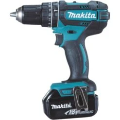 Makita Akku-Schlagbohrschrauber LXT DHP482RF M. 3 Ah Akku + Schnellladegerät