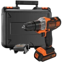 Black & Decker Black+Decker 18 V Akkuschrauber MT218KB Inkl. 1,5 Ah Akkus Mit Koffer