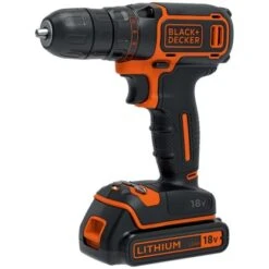 Black & Decker Black+Decker 18 V Akku-Bohrschrauber BDCDC18K Inkl. 1,5 Ah Akku Mit Koffer