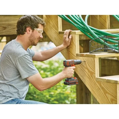 Black & Decker Black+Decker 18 V Akku-Bohrschrauber BDCDC18K Inkl. 1,5 Ah Akku Mit Koffer 4 Black & Decker Black+Decker 18 V Akku-Bohrschrauber BDCDC18K Inkl. 1,5 Ah Akku Mit Koffer – Bild 4