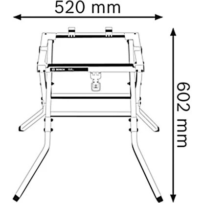 Bosch Professional Transport- Und Arbeitstisch GTA 600 3 Bosch Professional Transport- Und Arbeitstisch GTA 600 – Bild 3