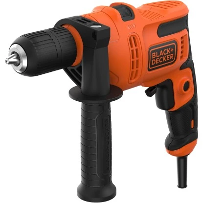 Black & Decker Black+Decker 500 W Schlagbohrmaschine BEH200K Inkl. Tiefenanschlag Mit Koffer 1 Black & Decker Black+Decker 500 W Schlagbohrmaschine BEH200K Inkl. Tiefenanschlag Mit Koffer